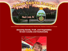 Tablet Screenshot of goodearthfarms.ca